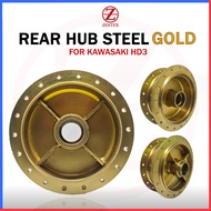 REAR HUB STEEL GOLD FOR HD3 KAWASAKI MOTORCYCLE GOLD REAR WHEEL HUB