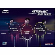 LI-NING AERONAUT 9000C BADMINTON RACKET (BLUE/RED)