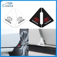 Ciscos Car Door Corner Protector Car Door Edge Protector Car Front Door Corner Anti-Collision Protector Door Bumper Silicone Anti-Scratch Cover Car Accessories For Toyota Wish Sienta Yaris Altis Vios Corolla CHR Hiace Fortuner Harrier Commuter Hilux Revo