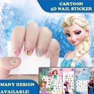 💅 Cartoon 3D Nail Art Sticker Ears Body Tattoo Stickers Kids Goodie bag Christmas Gift