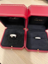 Cartier 戒指 LOVE ❤️ 系列 size 53 size 57