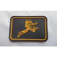 Rubber hiking climber badge rock climbing Patch
