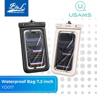 USAMS YD017 Waterproof Air-Cushioned Bag Phone Case 7.2 Inch IPX8