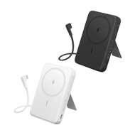 Anker - Anker Zolo Power Bank (10K, Magnetic, Built-In USB-C Cable) 磁吸充電行動電源 10000mAh A1685 - 黑色