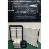 Mazda 3 1.5 Servicing Maintenance Kit Oil filter/Engine Filter/Cabin Aircon Fiilter