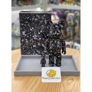 [In Stock] BE@RBRICK x Anever 100%+400% Black Ver. bearbrick