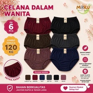 Underwear Dark ColorWanita Soft JumboPOLOS from Teenagers to Pregnant Women (ML XL XXL 4L 5L)
