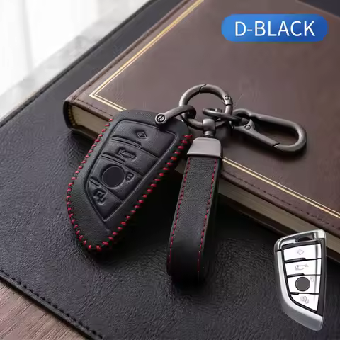 Leather Car Key Cover For BMW X1 X3 X5 X6 X7 1 3 5 7 Series F10 F20 F30 G30 G20 G05 IX3 I3 M3 M4 Pro