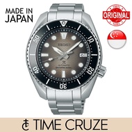 [Time Cruze] Seiko Prospex Sea SPB323J1 Sumo Divers Stainless Steel Brown/Grey Dial Men Watch SPB323J