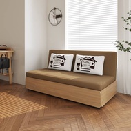 Foldable Extendable 2-in-1 Sofa Bed with Storage - Compact Fabric for Small Space Living Room Balcon