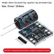 MCP73871 Integrated System Load Distribution Lithium Battery Charging Board 4.2V 1A Charging Managem