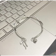 Mocorie - Adjustable Coquette Bracelet / Coquette Bracelet / Pink Ribbon Bracelet / Acrylic Bracelet