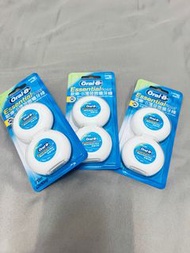 全新 Oral-B 牙線 歐樂B 50M 薄荷 微蠟 2入 有蠟 Oral B 口腔清潔保養 #把愛傳出去