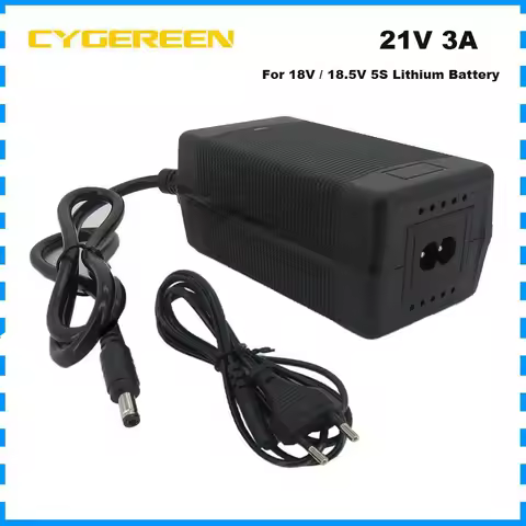 21V 3A Electric Tools Li ion Charger For 5S 18V 18.5V 18650 10AH 15AH 20AH Electric drill Lithium Ba