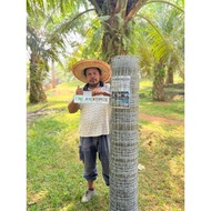 Pagar Cyclone ikatan gridlock (fixed knot ) - 5 kaki pagar 100% anti babi heavy duty wire