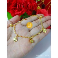 24k CRYSTAL PLATED BRACELET + 24K GOLD PLATED