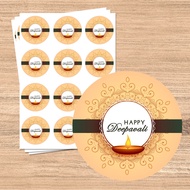 Non-Custom order: Diwali Stickers Labels  Deepavali Sticker Labels  Happy Deepavali  Festival Of Lights