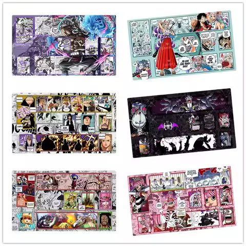 60*35*0.2cm Anime One Piece OPCG Dedicated GAME Accessories DIY Card PlayMat Comic Series Nami Peron