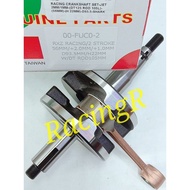 RXZ RACING CRANKSHAFT CRANK SHAFT SET JACK 0.8MM JET 1.6MM / 0.8MM SHARK DT125 ROD 105L H 22MM D93.5