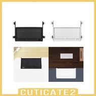 [Cuticate2] Desk Drawer Keyboard Tray Keyboard Drawer under Desk Computer Keyboard Slide Side Mount, Pull Out Keyboard Tray for Office