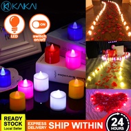 🔥PROMO🔥 LED Candle Mini Multicolor Lamp Lilin Lampu Flameless Tea Light Home Romantic Wedding Birthd