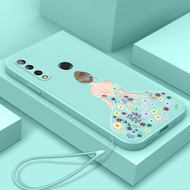 Huawei Y6P Y7P Y8P Y5P Y7A 2020 Y9 Prime 2019 Y9S Rubiks Cube Straight Edge Liquid TPU Silicone Flow