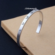 Silver bracelet engraved with Luc Tu Minh Chu silver S990