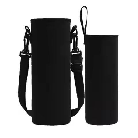Water Bottle Bag Portable Insulated Neoprene Holder Pouch 750ML/1000ML/1500ML Travel Thermos Cup Cov
