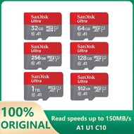 Sandisk Ultra Micro SD 128GB 32GB 64GB 256GB 400GB 512GB 1TB Micro SD Card SD/TF Flash Card Memory Card 128GB MicroSD for Phone