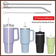 YELGIRL 1Pcs Stainless Steel Straws, 6mm 8mm Drinking Cup Straw,  Straight Bent Reusable Silver Replacement Straw for  30oz 40oz Tyeso Cup