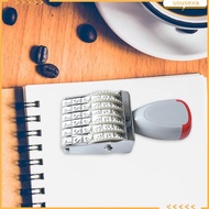 [Ususexa] Rubber 6 digits Roller Stamp Number Seal Digit Stamp Digital Rolling Stamp 5mm