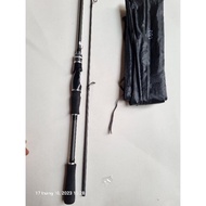 Daiwa lure fishing rod black horizontal and vertical fishing rod