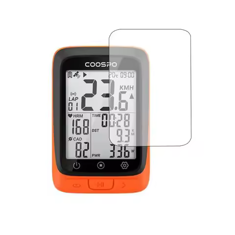 3pc PET Soft Clear Protective Film For Coospo BC107 Bike Computer Bicycle Cycling GPS Display Screen