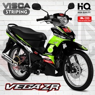 Stiker Striping Vega ZR Full Body Variasi Petronas