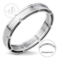 555jewelry แหวนแฟชั่น สแตนเลส สตีล สำหรับผู้หญิง สไตล์มินิมอล รุ่น 555-R035 - แหวนสวยๆ แหวนสแตนเลส แหวนผู้หญิง (HVN-R9)