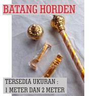 Fullset Hordeng Rod / 2 meter GOLD Curtain Rod / full set Curtain Rod / Curtain Rod Aluminum Screw