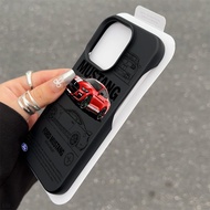 Phone Phone Case Phone Protective Case Car Scrap Simple Trendy Half-Pack Soft Case Suitable for iPho