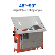 Multifunctional Folding Sliding Table/Dust-free Double Saw Machine Wood Precision Table Panel Saw With Main Saw And Scoring Saw Blade Portable saw table