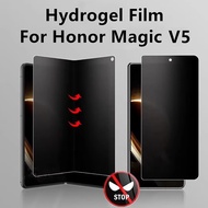 HD Matte Anti-Break Privacy Hydrogel Film for Honor Magic V5 Magic V3 Magic V2 Soft Anti-Spy Inner T