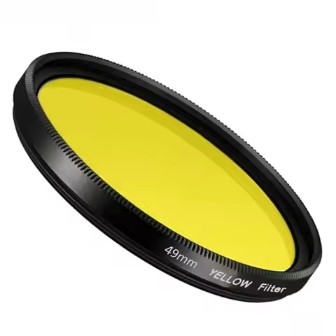Yellow Filter 39 37 43 46 49 52 55 58 62 72 82 95 105mm Large Format Black White Photography Camera 