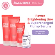 iWhite Korea Power Brightening & Anti Aging Serum Bundle (Facial Wash, Toner, Moisturizer, Serum)
