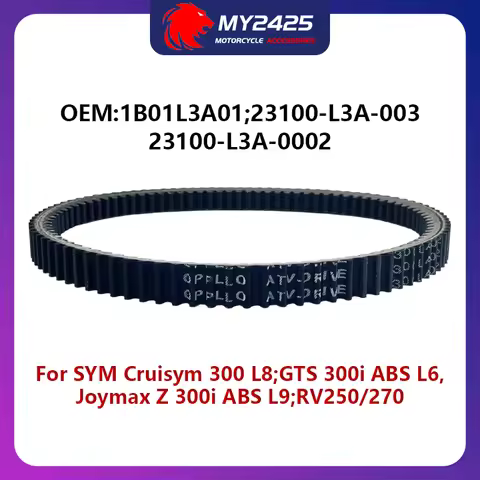 Kevlar Drive Belt For SYM Cruisym 300 L8/Joymax Z 300i ABS L9/GTS 300i ABS L6/RV250 RV270 RV/ 23100-
