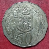 koin asing 50 cents Australia 1978 TP 3250