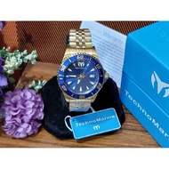 TechnoMarine Sea Manta Ladies' Watch, Gold/Blue Dial, 38