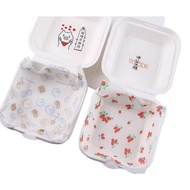 18x18cm patterned wax paper, 50 sheets of baking paper