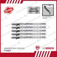 BOSCH Jigsaw Blade T144DF Basic For Hardwood Straight Cutting (5 Pieces)