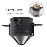 Deicy Foldable Reusable Coffee Dripper Coffee Filter Stainless Steel Drip Coffee Tea Holder