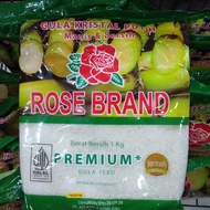 Rose brand gula pasir premium 1kg - Rose brand gula hijau 1kg