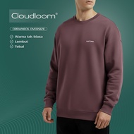 Kattoen - Cloudloom Crewneck Sweater Oversize Polos Maven 330 Gsm