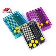 DIY Upgraded Version Pixel Game Console Electronic Kit 51 Microconsole Educational Game Electronic W